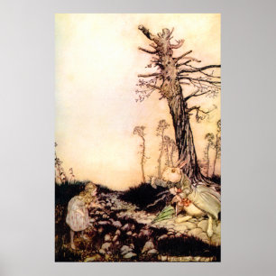 Affiche 'Alice Et Le Lapin Blanc'