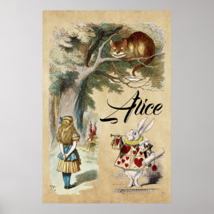 Affiche Alice in Wonderland Art Print, Herald - ALICE