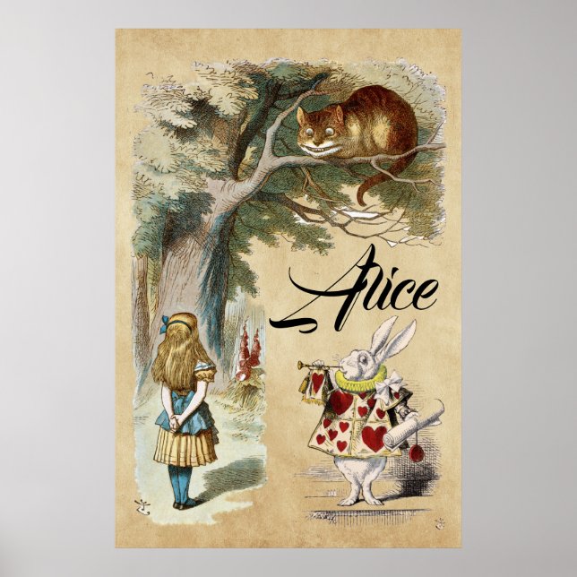 Affiche Alice in Wonderland Art Print, Herald - ALICE (Devant)