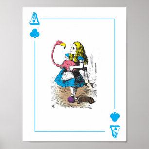 Affiche Alice in Wonderland - Large Playing Card