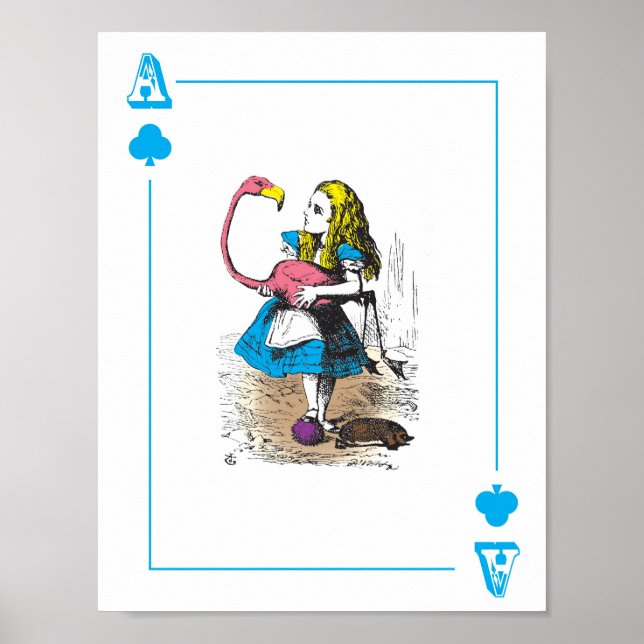 Affiche Alice in Wonderland - Large Playing Card (Devant)