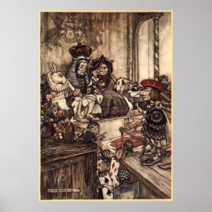 Affiche Alice In Wonderland par Arthur Rackham