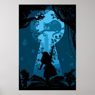 Affiche Alice in Wonderland Story Book Art