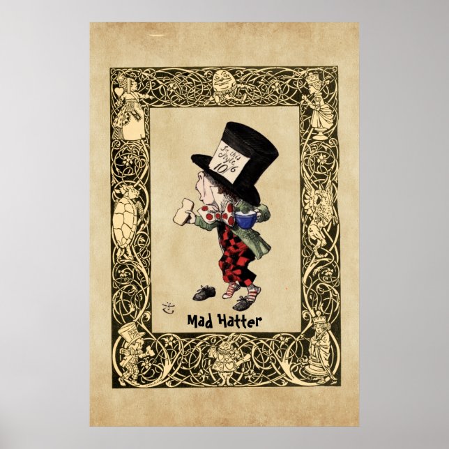 Affiche Alice - Mad Hatter 1865 (Devant)