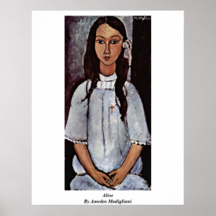 Affiche Alice Par Amedeo Modigliani
