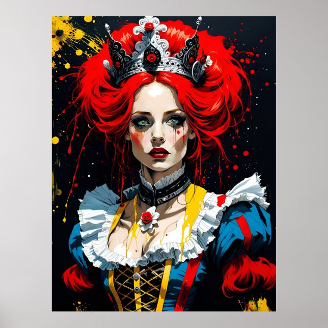 Affiche Alice, reine rouge (Devant)