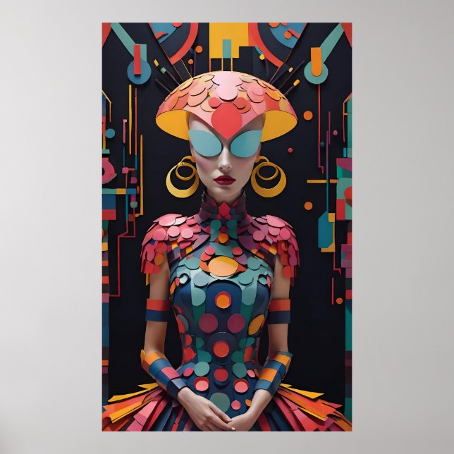 Affiche Alice's New Afternoon Tea Party - Ken Gage Art (Devant)