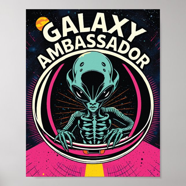Affiche Alien Ambassadeur Galaxy (Devant)