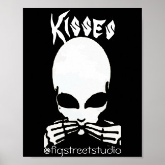 Affiche Alien, Baisers modifier le texte,
