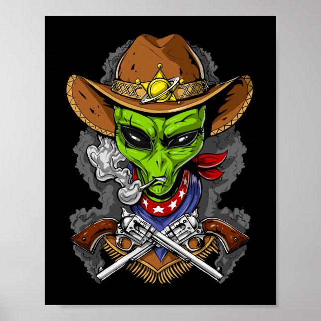Affiche Alien Cowboy (Devant)