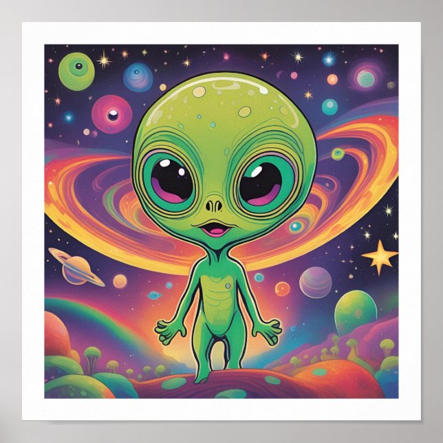 Affiche Alien de bébé (Devant)