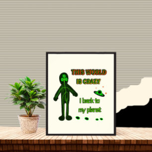Affiche Alien drôle