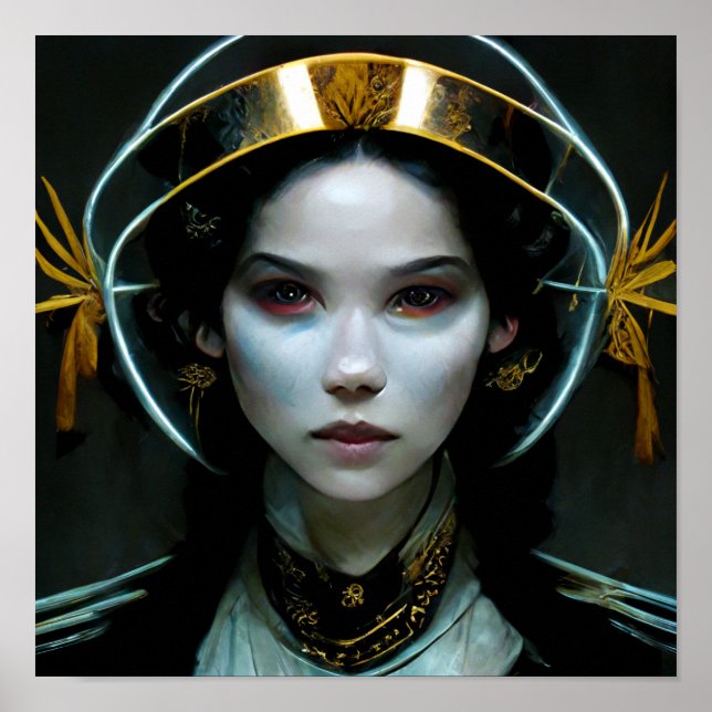 Affiche Alien Girl 2 Science Fiction (Devant)