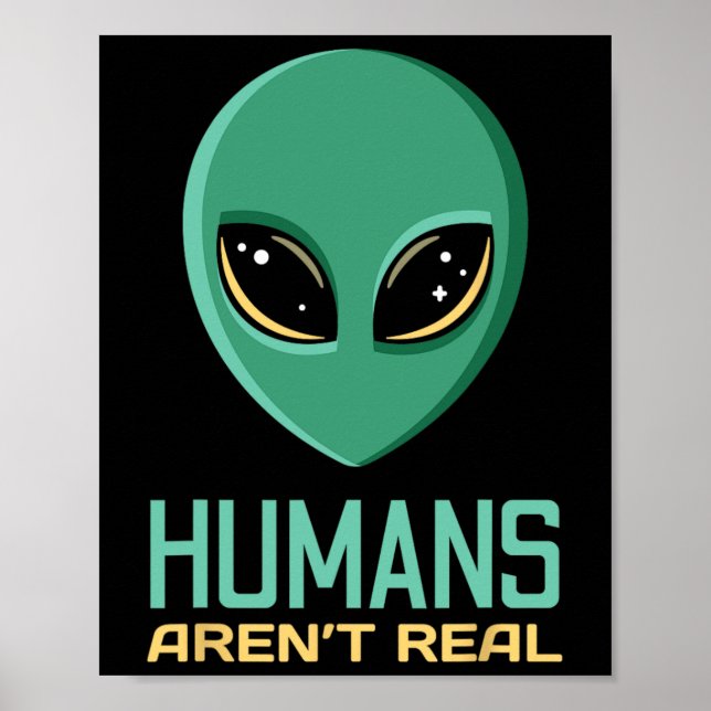 Affiche Alien Humains amusants n'est pas vraiment mignon U (Devant)