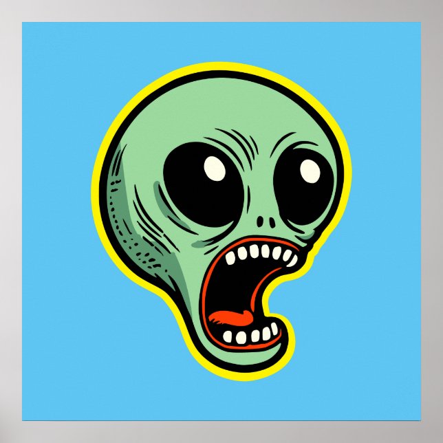 Affiche Alien hurlant (Devant)