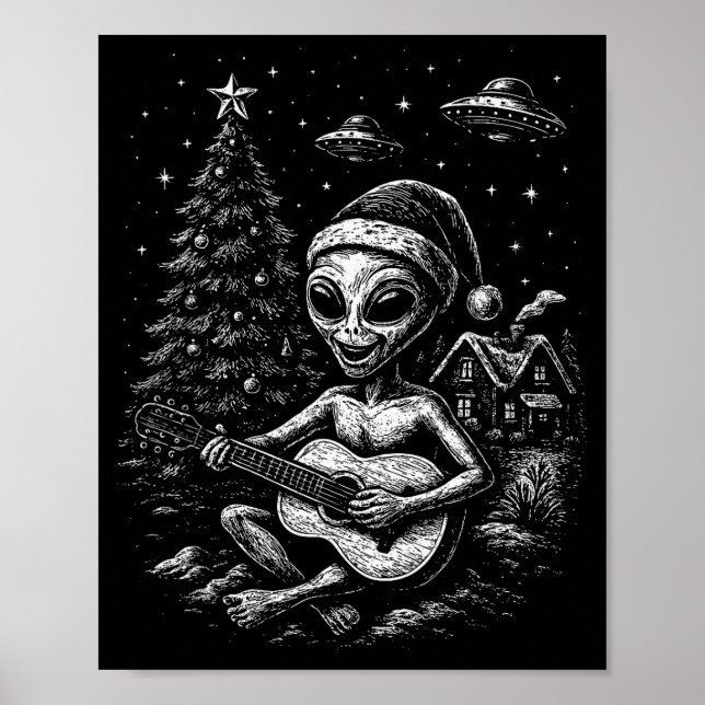 Affiche Alien Loves Christmas  (Devant)
