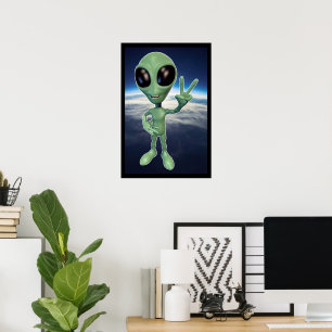 Affiche Alien - Panneau Peace V