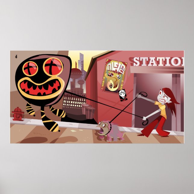 Affiche Alien Petshop (Devant)