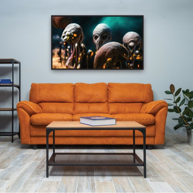 Affiche Alien spatial (Créateur téléchargé)