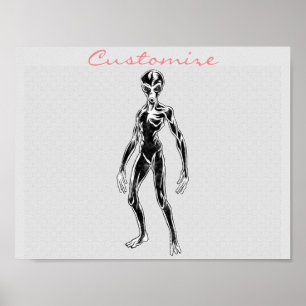 Affiche Alien UFO Thunder_Cove