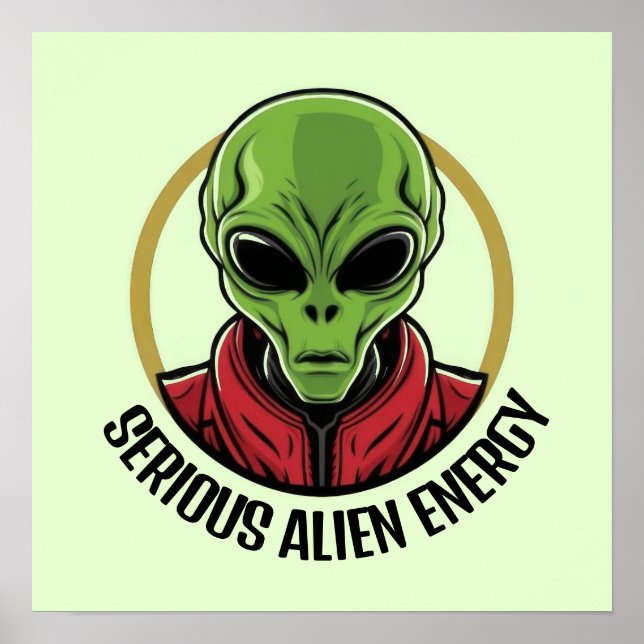 Affiche Alien Vert (Devant)