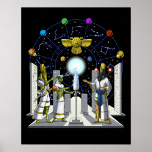Affiche Aliens d'Anunnaki