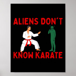 Affiche Aliens ne connaissent pas Karate 2