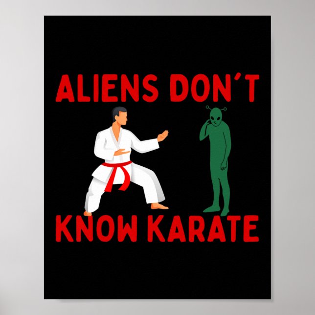 Affiche Aliens ne connaissent pas Karate 2 (Devant)