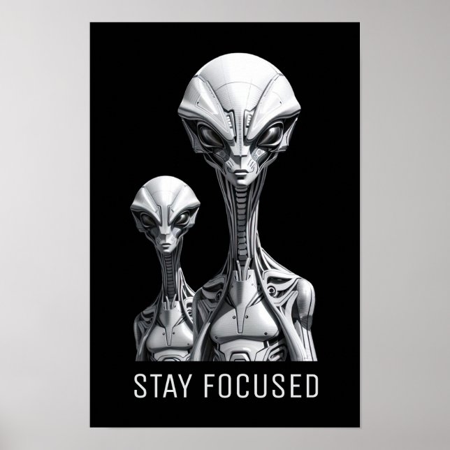 Affiche Aliens Robots (Devant)