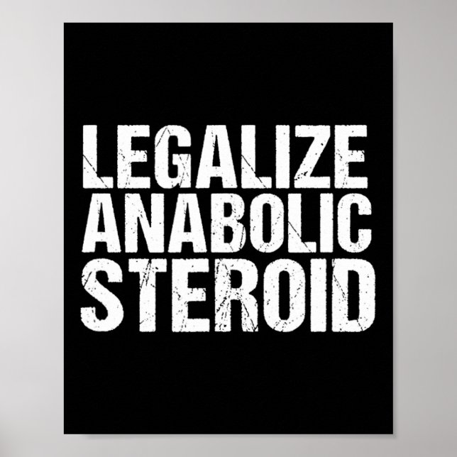 Affiche Alignate Anabolic Steroids - Gym Bodybuilding  (Devant)