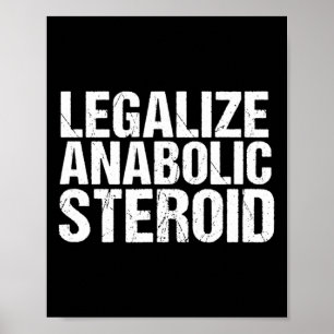 Affiche Alignate Stéroïdes Anabolisants - Gym Bodybuilding