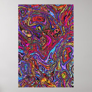 Affiche alimentation abstrait 8