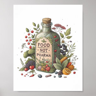 Affiche Alimentation non pharmaceutique Alimentation biolo