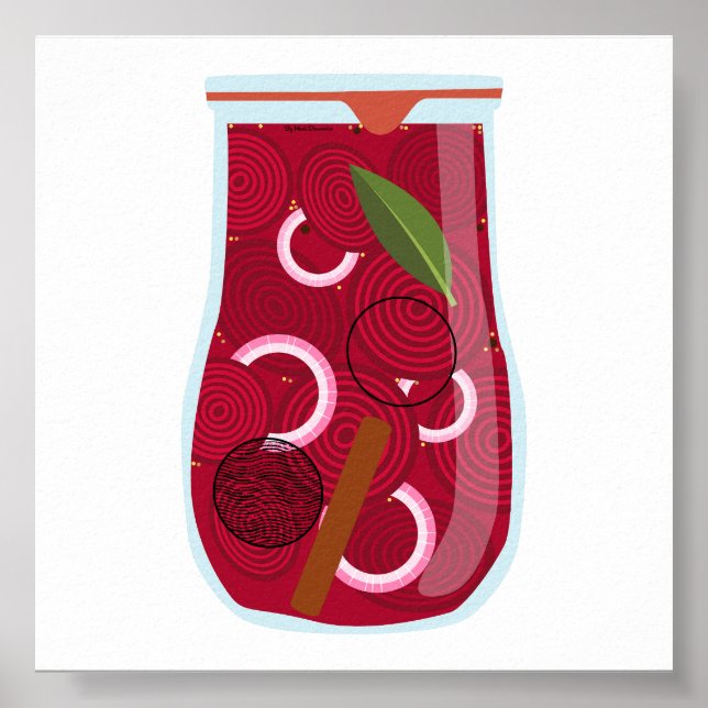 Affiche Aliments de canne - betteraves pochées (Devant)