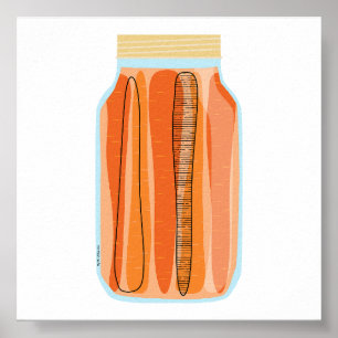 Affiche Aliments de canne - Carottes