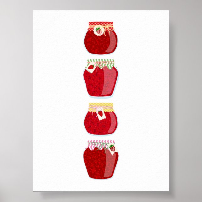 Affiche Aliments de canne - Confitures mixtes (Devant)