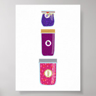 Affiche Aliments de canne - Confitures mixtes