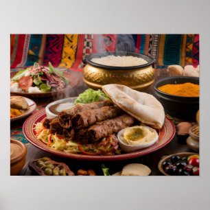 Affiche Aliments et produits arabes