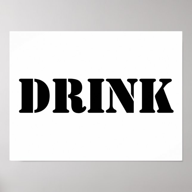 Affiche Aliments génériques et boissons Fournitures de fêt (Devant)