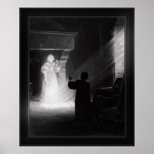 Affiche Alix Apparition Au Masque par Tony Robert-Fleury (Devant)