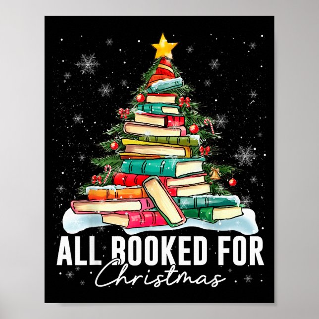 Affiche All Booked For Christmas Book Christmas Tree Light (Devant)
