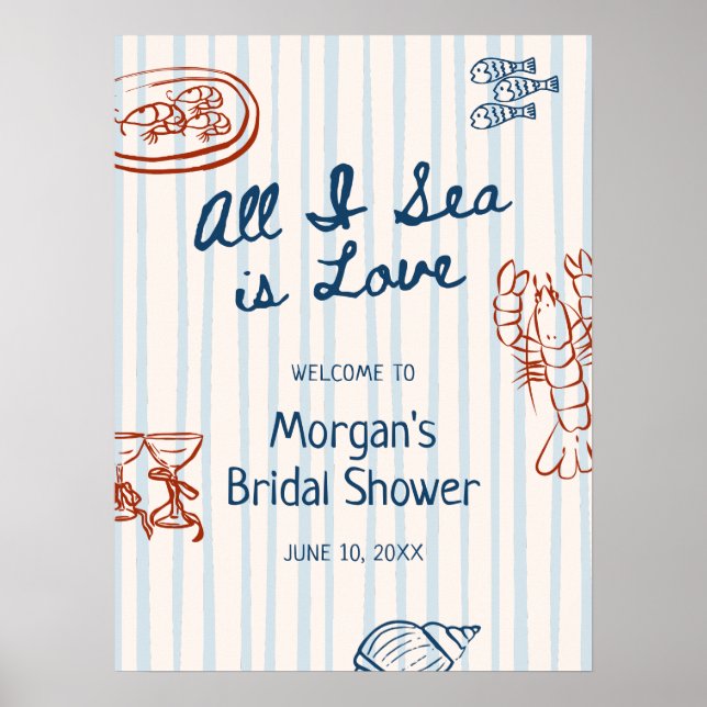 Affiche All I Sea is Love Downloadable Welcome (Devant)