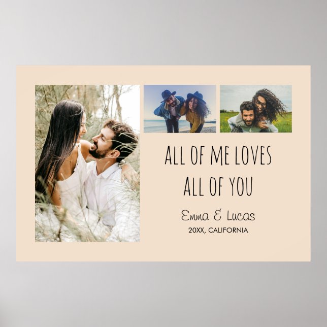 Affiche All Me Loves All You Photo Collage (Devant)