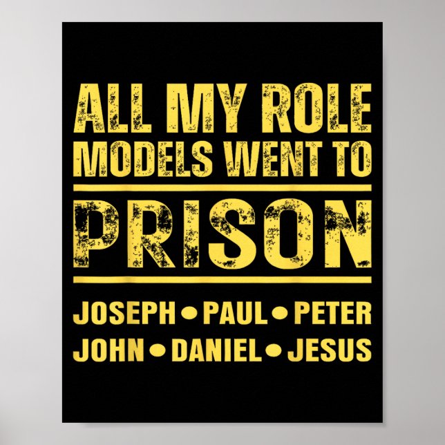 Affiche All My Role Models Went To Prison  (Devant)