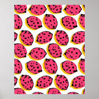 Affiche all olemon pattern vintageabstract, art, backg