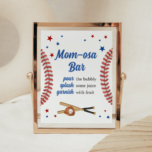 Affiche All Star Baseball Baby shower Maman Osa Bar