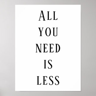 Affiche All you need