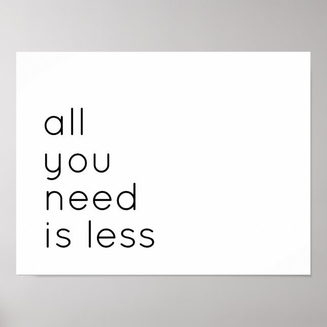 Affiche All you need (Devant)