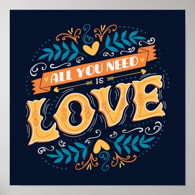 Affiche All You Need is Love (Devant)