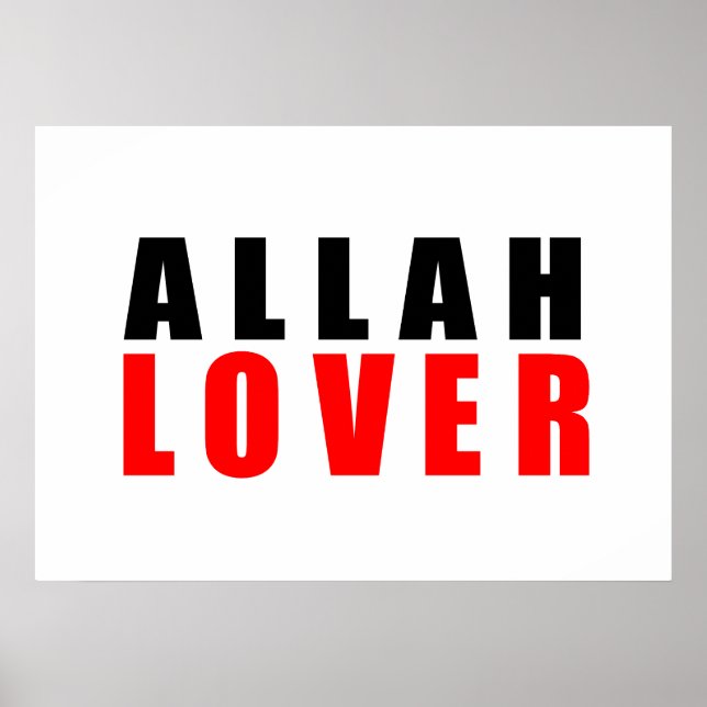 Affiche Allah (Devant)